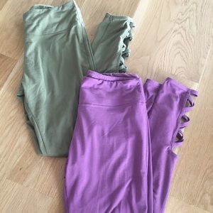 High-waisted leggings